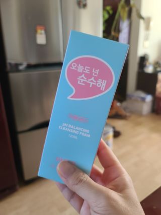 IO 아이오 오늘도 넌 순수해 - 약산성 클렌징폼 — 5점을 준 리뷰어가 2021년 2월 올린 사용 사진