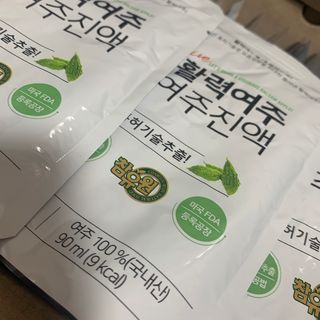 참유원 특허제조 활력 여주진액 여주즙 50포 — 5점을 준 리뷰어가 2022년 3월 올린 사용 사진