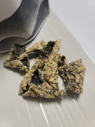 오봉산꽃부각 [만나식품] 오봉산 꽃부각 3가지 맛(오리지널, 새우맛, 매운고추맛) — 5점을 준 리뷰어가 2023년 1월 올린 사용 사진