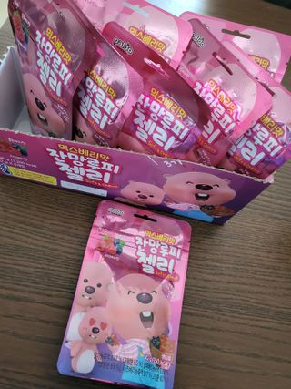 [팔도] 잔망루피젤리 믹스베리맛 42g 8개 — 5점을 준 리뷰어가 2022년 2월 올린 사용 사진