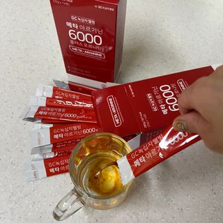 메타아르기닌 GC녹십자웰빙 메타 아르기닌 6000 플러스 오르니틴 — 5점을 준 리뷰어가 2022년 5월 올린 사용 사진