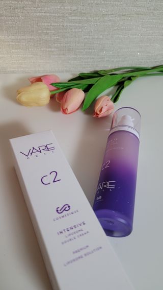 바르셀 주름개선 리프팅 영양크림 인텐시브 리포좀 더블크림-C2 50ml — 4점을 준 리뷰어가 2021년 11월 올린 사용 사진