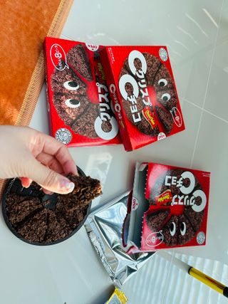 NISSIN 닛신 크리스피 초코 — 4점을 준 리뷰어가 2022년 12월 올린 사용 사진