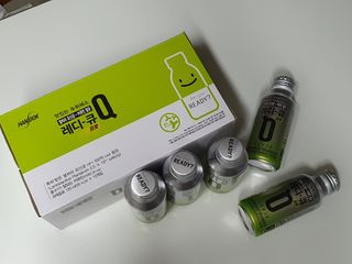 맛있는 숙취해소제 레디큐 드링크 프로 120ml X 10병 — 4점을 준 리뷰어가 2021년 1월 올린 사용 사진