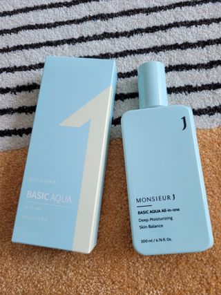 [정우성 올인원] 무슈제이 베이직 아쿠아 올인원 / 남자 화장품 브랜드 — 5점을 준 리뷰어가 2021년 3월 올린 사용 사진