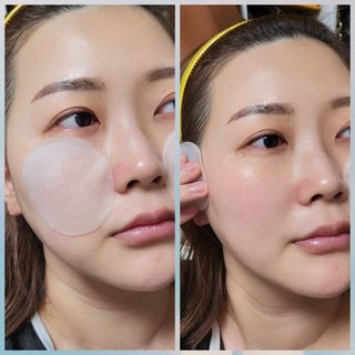 산다화 비타민씨 화이트닝 토너 패드 — 5점을 준 리뷰어가 2023년 5월 올린 사용 사진