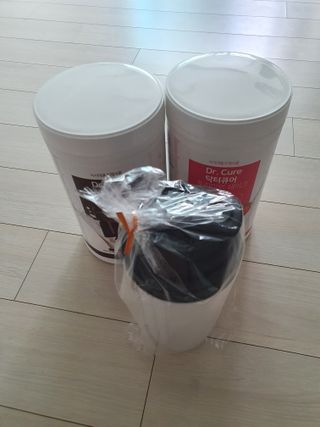 뉴트리션팩토리 닥터큐어 프리미엄쉐이크 다이어트쉐이크 — 4.5점을 준 리뷰어가 2021년 8월 올린 사용 사진