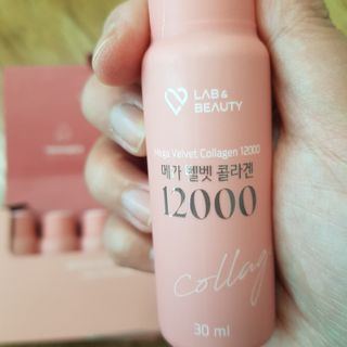 랩앤뷰티 메가 벨벳 콜라겐 12000 — 5점을 준 리뷰어가 2021년 6월 올린 사용 사진