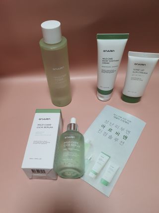 아르비엔 마일드케어 비건 시카세럼 — 5점을 준 리뷰어가 2021년 2월 올린 사용 사진