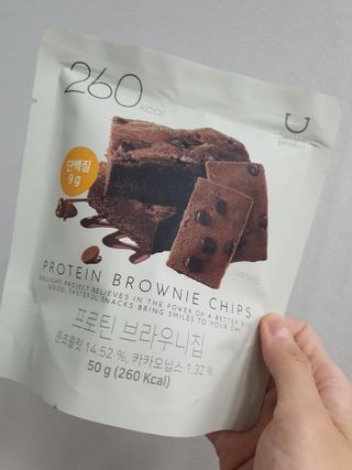 신상품) 딜라이트 프로젝트 프로틴  브라우니칩/ 카스테라칩 총 6EA — 5점을 준 리뷰어가 2022년 6월 올린 사용 사진