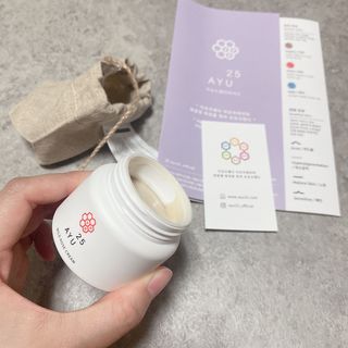 AYU25[아유트웬티파이브]다마스크로즈워터 베이스 천연 수분 촉촉 크림 — 5점을 준 리뷰어가 2021년 4월 올린 사용 사진