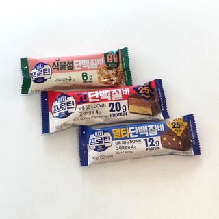 이지프로틴바 3종x각 2ea (고단백질바, 멀티단백질바, 식물성단백질바) — 4점을 준 리뷰어가 2024년 3월 올린 사용 사진