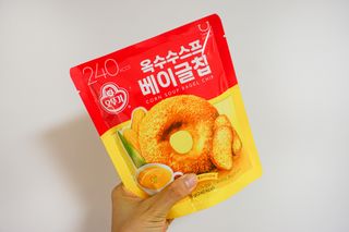 딜라이트 프로젝트 오뚜기스프 베이글칩 2종 — 5점을 준 리뷰어가 2021년 8월 올린 사용 사진