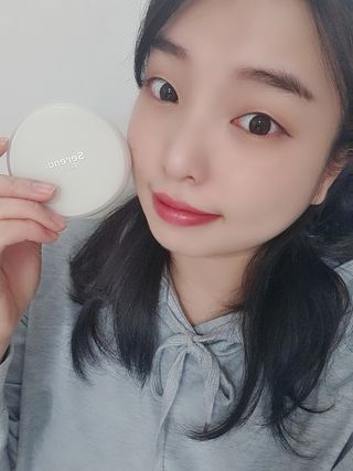 세렌디뷰티 퍼펙트 에어리 커버 쿠션 — 5점을 준 리뷰어가 2021년 6월 올린 사용 사진