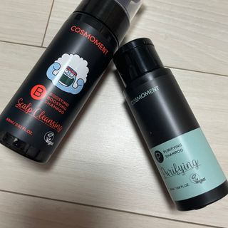 코스모먼트 부스티모 부스팅샴푸60ml + 비듬세정 진정샴푸50ml — 4점을 준 리뷰어가 2021년 11월 올린 사용 사진