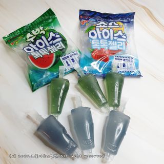 롯데제과 죠스바 아이스 톡톡 젤리 — 5점을 준 리뷰어가 2021년 10월 올린 사용 사진