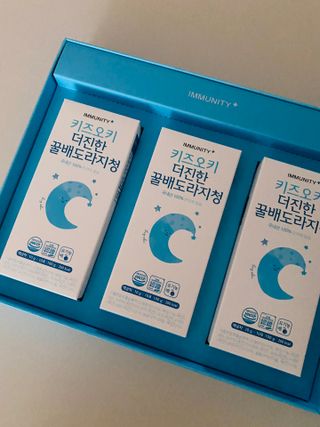 [이뮤니티플러스]우리아이 면역오키, 건강오키 _ 키즈오키 더진한꿀배도라지청 10포 1box — 3점을 준 리뷰어가 2022년 5월 올린 사용 사진
