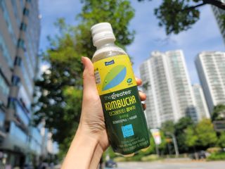 더그레잇티 콤부차 [매일유업] 더그레잇티 44kcal 콤부차 300ml *12개입 (오리지널 6개+베리리치 6개) — 4.5점을 준 리뷰어가 2023년 8월 올린 사용 사진