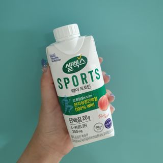 셀렉스스포츠 셀렉스 스포츠 웨이 프로틴 복숭아_ 330ml x 12팩 — 5점을 준 리뷰어가 2021년 7월 올린 사용 사진
