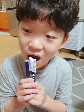 키즈텐플러스 연세 키즈텐 플러스 1개월 — 5점을 준 리뷰어가 2021년 2월 올린 사용 사진