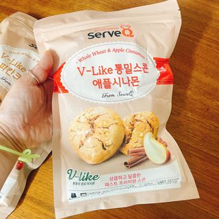 서브큐 V-like 통밀스콘 2종 (애플시나몬+피칸크랜베리) — 4.5점을 준 리뷰어가 2022년 9월 올린 사용 사진