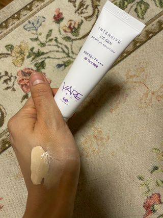 바르셀 톤업선크림 미백 메이크업베이스 CC크림 인텐시브 씨씨 젠 30ml — 5점을 준 리뷰어가 2021년 11월 올린 사용 사진
