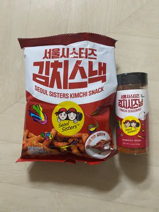 [서울시스터즈] 김치시즈닝 국내 최초 뿌려먹는 김치파우더 100g 1개+ 신제품 김치스낵 90g 2개 — 5점을 준 리뷰어가 2021년 9월 올린 사용 사진