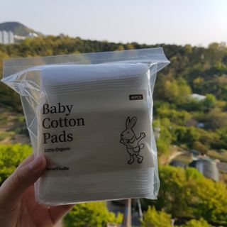디어엘로디 프리미엄 유기농 유아 솜티슈 40매 3Pack +60매 1Pack 혼합형 — 5점을 준 리뷰어가 2021년 4월 올린 사용 사진