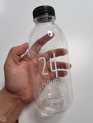 클린24시간 1BOX(5포) + 전용보틀(500ml) — 5점을 준 리뷰어가 2022년 7월 올린 사용 사진