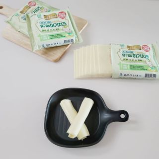 남양유업 드빈치 유기농 아기치즈 1단계 — 5점을 준 리뷰어가 2021년 1월 올린 사용 사진