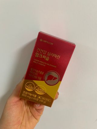 서울약사신협 간건강 실리마린 밀크씨슬 800mg, 60정 — 5점을 준 리뷰어가 2021년 10월 올린 사용 사진