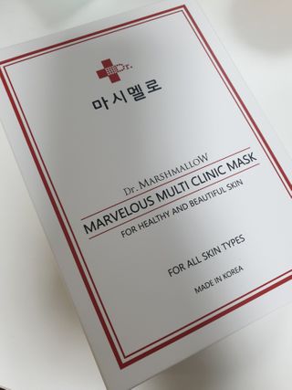닥터마시멜로 마블러스 멀티 클리닉 마스크 — 5점을 준 리뷰어가 2021년 2월 올린 사용 사진