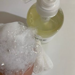 빅그린 니치 퍼퓸 바이옴바디워시 500ml(상탈, 블랙베리&베이, 블랑쉐 3종 중 택1) — 5점을 준 리뷰어가 2022년 8월 올린 사용 사진