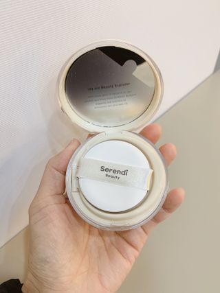 세렌디뷰티 퍼펙트 에어리 래디언스 쿠션 — 5점을 준 리뷰어가 2022년 1월 올린 사용 사진