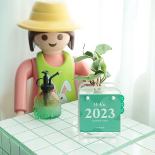 [메이크정글] 식물과 달력이 하나로, 2023년 식물캘린더 No.1 — 5점을 준 리뷰어가 2022년 10월 올린 사용 사진