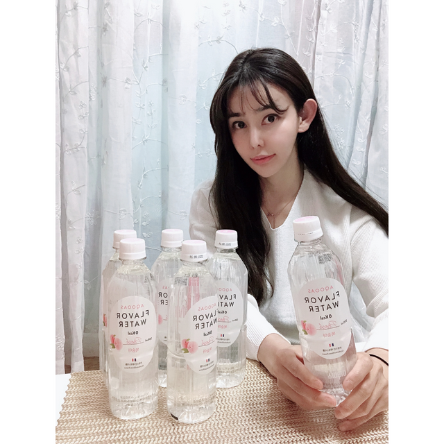 ★[아쿠아스] 제로칼로리 플레이버워터 복숭아/청포도 1BOX 20개입 리뷰 사진