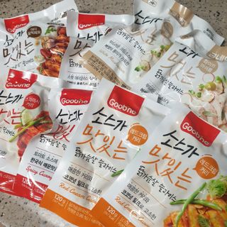 굽네몰 [굽네] 소스가 맛있는 닭가슴살 슬라이스 4종 — 5점을 준 리뷰어가 2021년 4월 올린 사용 사진