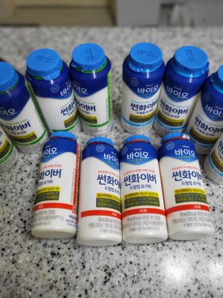 LIVE 매일바이오 썬화이버 드링킹 요거트 — 5점을 준 리뷰어가 2022년 8월 올린 사용 사진