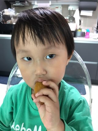 해뜨온 껍질없는 한입아이스 군고구마 120g x 4개 — 5점을 준 리뷰어가 2021년 9월 올린 사용 사진