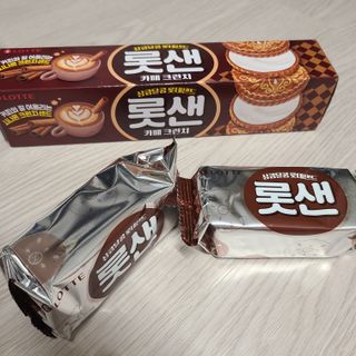 롯데제과 롯샌 카페크런치 — 5점을 준 리뷰어가 2021년 10월 올린 사용 사진