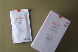 클린24시간 1BOX(5포) + 전용보틀(500ml) — 4점을 준 리뷰어가 2023년 2월 올린 사용 사진