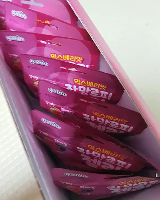 [팔도] 잔망루피젤리 믹스베리맛 42g 8개 — 5점을 준 리뷰어가 2022년 2월 올린 사용 사진