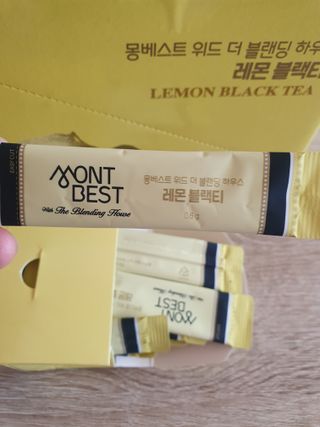 몽베스트 위드더 블랜딩 하우스 _레몬 블랙티 — 5점을 준 리뷰어가 2023년 1월 올린 사용 사진