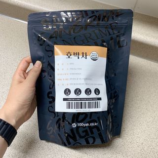 산그리메 국내산 호박차 100티백 대용량 삼각티백차 — 5점을 준 리뷰어가 2021년 7월 올린 사용 사진