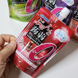 ORIHIRO 오리히로 곤약젤리 제로칼로리 130g 4종 4팩(맛별로 1팩씩) — 5점을 준 리뷰어가 2023년 3월 올린 사용 사진