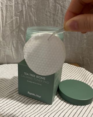 팜스테이 티트리 바이옴 카밍 토너 패드 — 5점을 준 리뷰어가 2022년 12월 올린 사용 사진