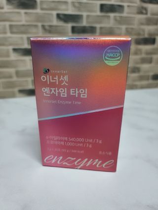 이너셋 엔자임 타임 1개월분, 3gX30포X1박스 곡물발효효소 유산균 — 5점을 준 리뷰어가 2023년 3월 올린 사용 사진