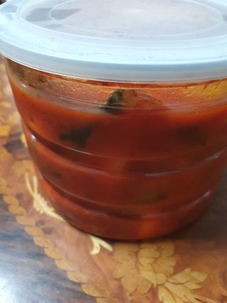 셰프애찬 알타리김치 총각김치 1kg — 5점을 준 리뷰어가 2022년 10월 올린 사용 사진