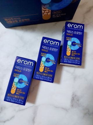 이롬 erom 닥터스 프로틴 골드 — 5점을 준 리뷰어가 2021년 5월 올린 사용 사진