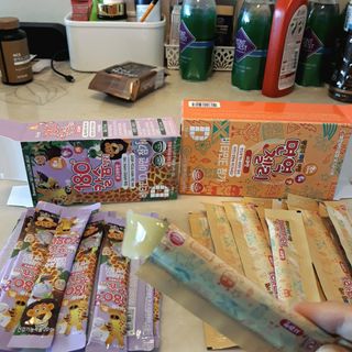 다나음 180도 칼슘젤리+아연면역젤리 — 5점을 준 리뷰어가 2021년 12월 올린 사용 사진